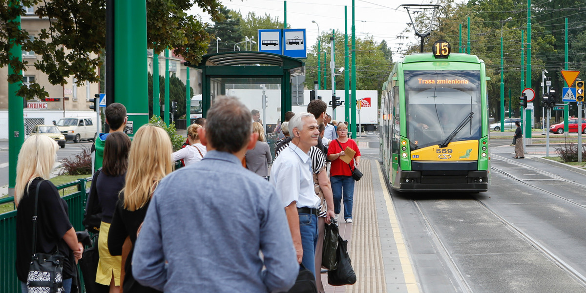 Na Junikowo pojada tylko dwie linie tramwajowe.