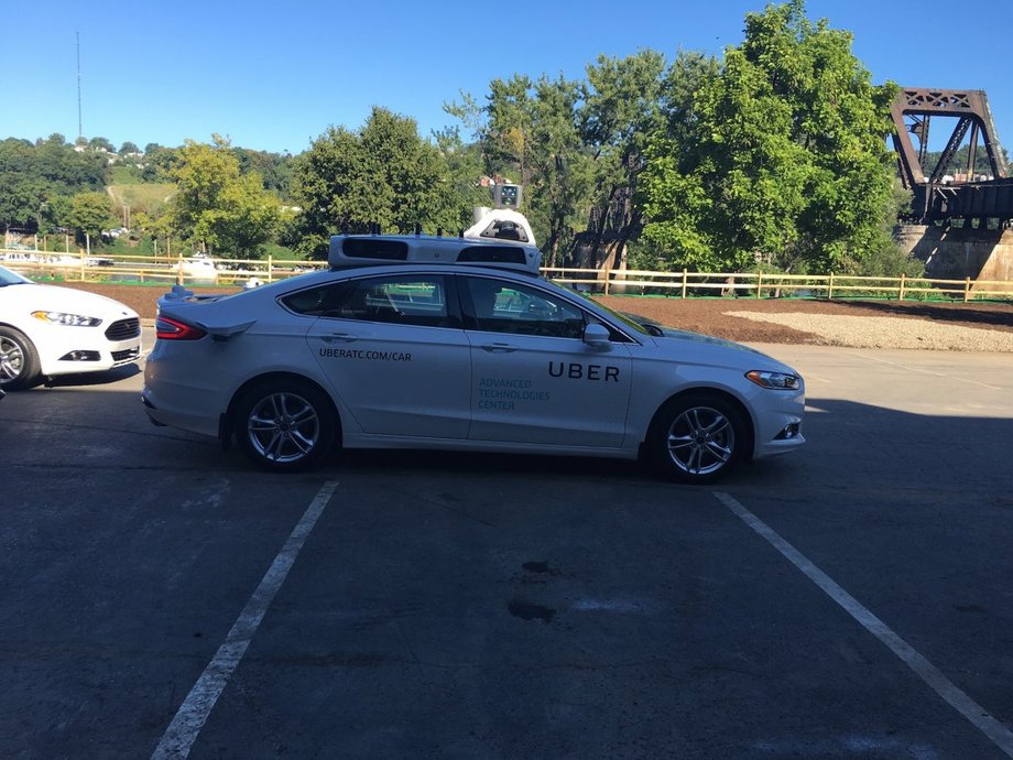 Autonomiczny Ford Fusion Ubera