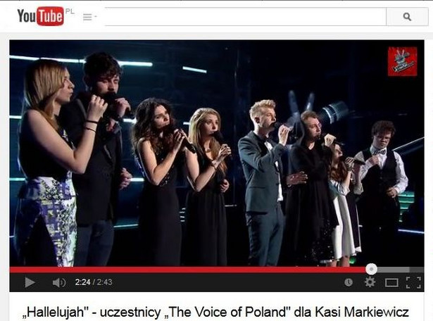 Wzruszający występ uczestników "The Voice of Poland" dla zmarłej Kasi Markiewicz [WIDEO]