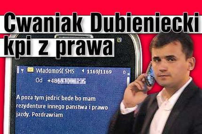 Cwaniak Dubieniecki kpi z polskiego prawa