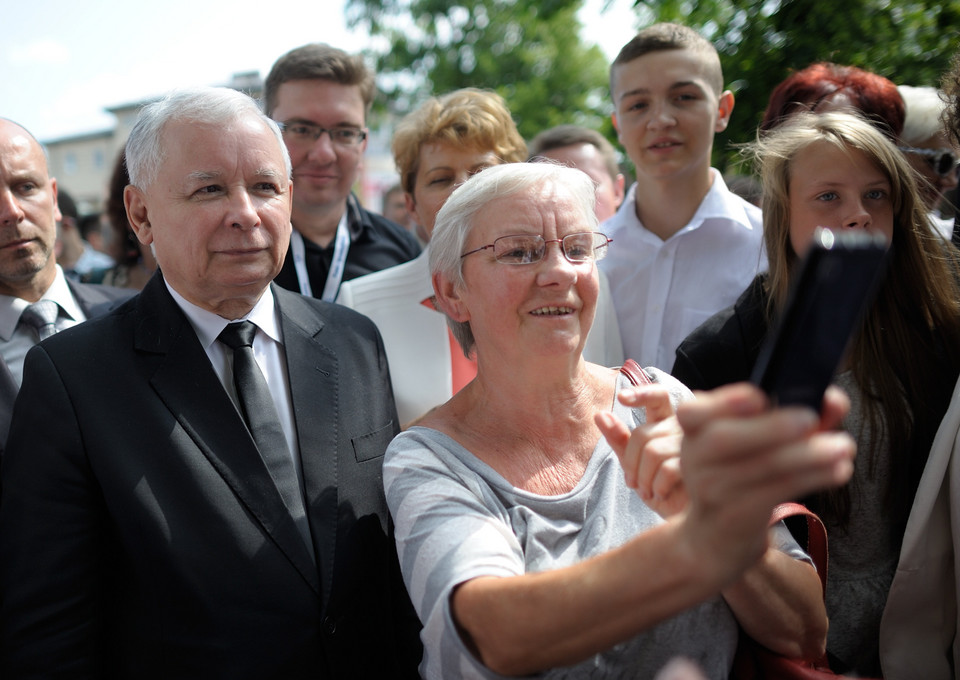 MIŃSK MAZ. POPIERSIE LECHA KACZYŃSKIEGO ODSŁONIĘCIE (Jarosław Kaczyński)