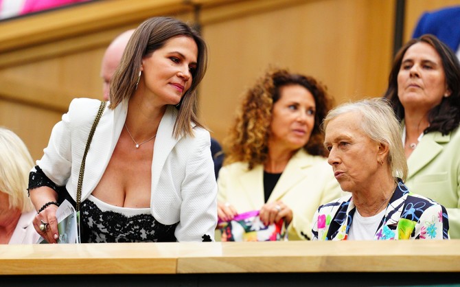 Julija Lemigova i Martina Navratilova