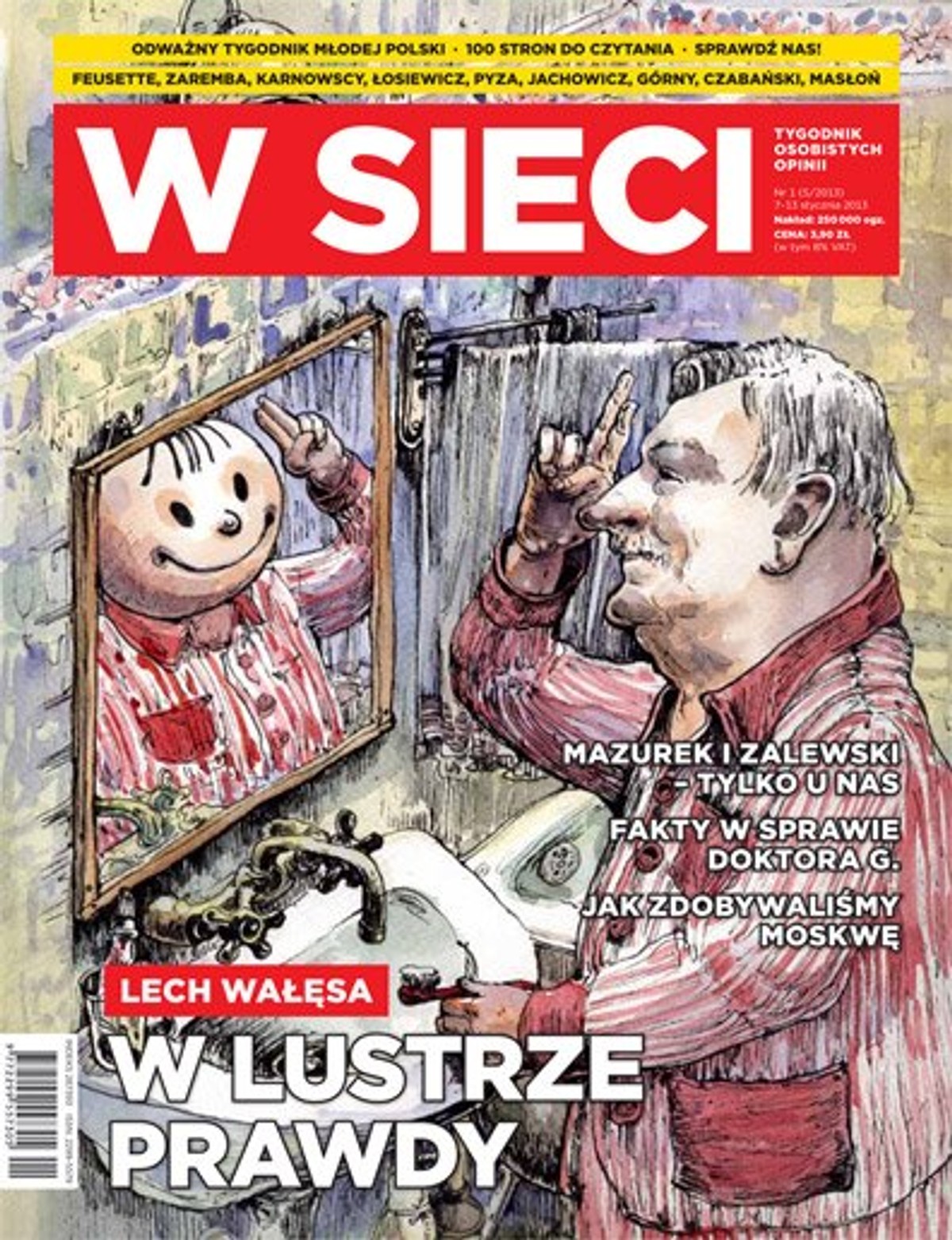 Okładka tygodnika "W Sieci"