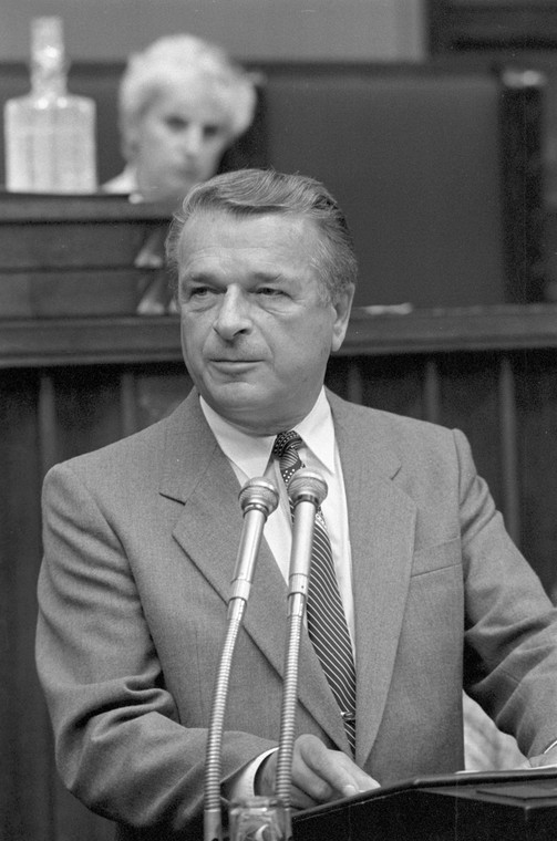 Czesław Kiszczak (2 sierpnia 1989 r.)