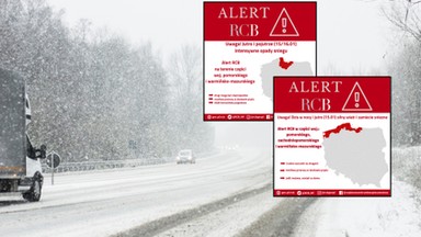 Podwójny alert RCB w Polsce. "Drogi mogą być nieprzejezdne" [MAPY]