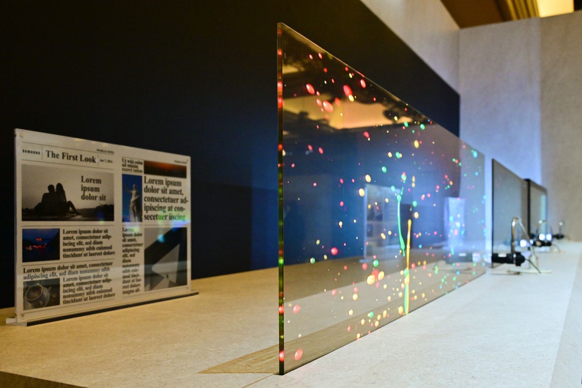 Przezroczysty telewizor Samsung MicroLed