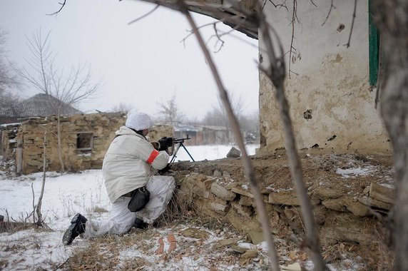 Wojna w Ukrainie. Zdjęcia Maksyma Łewina