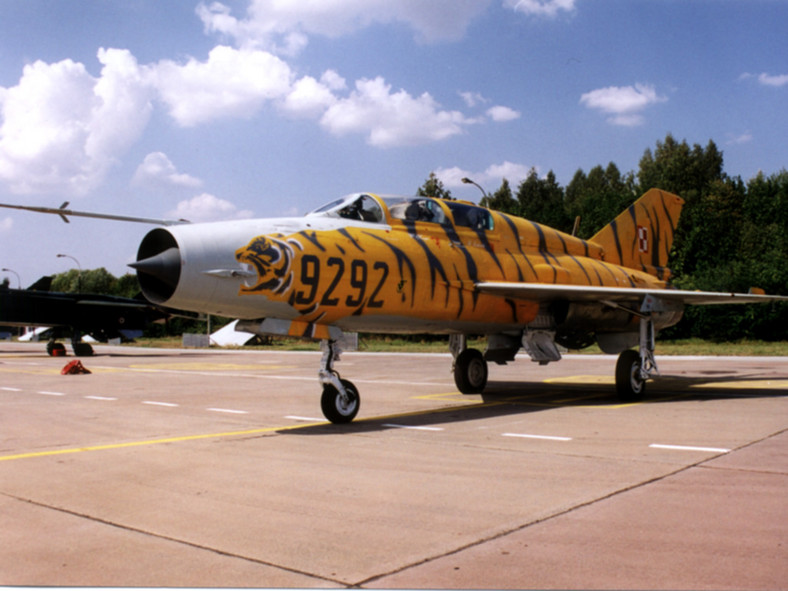 MiG-21 w polskich barwach