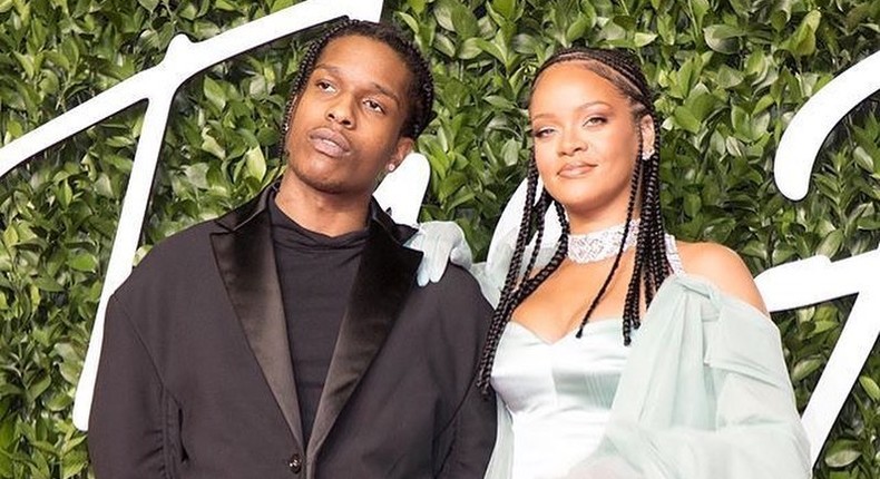 Rihanna and her boyfriend ASAP Rocky [Instagram/ASAPandRihanna]