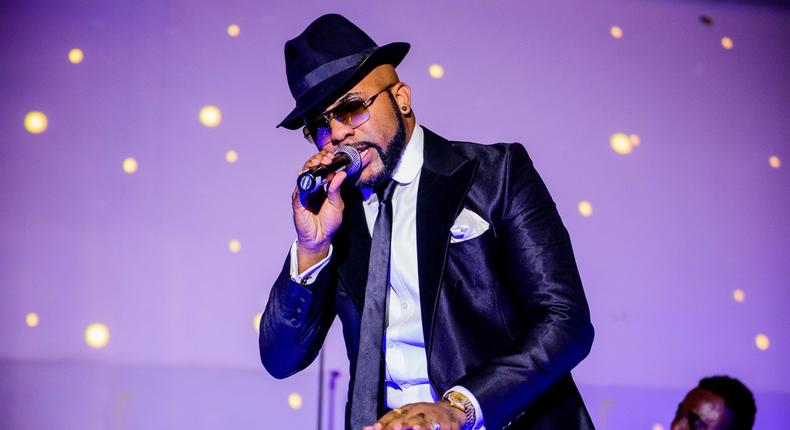 Banky W performing at the Unofficial Christmas Party in 2015