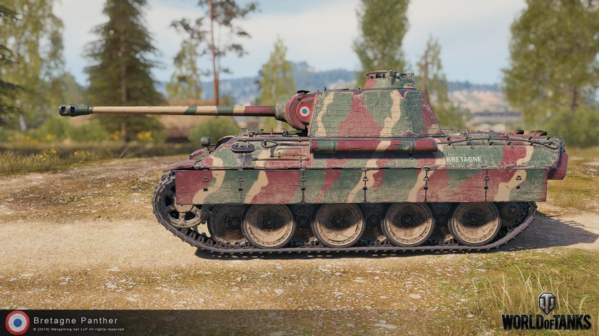 Pogracie nią w World of Tanks, ale istnieje naprawdę! Historia restauracji pantery "Bretagne"