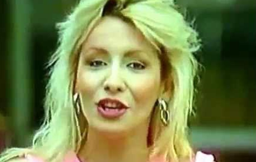 Vesna Zmijanac u mladosti