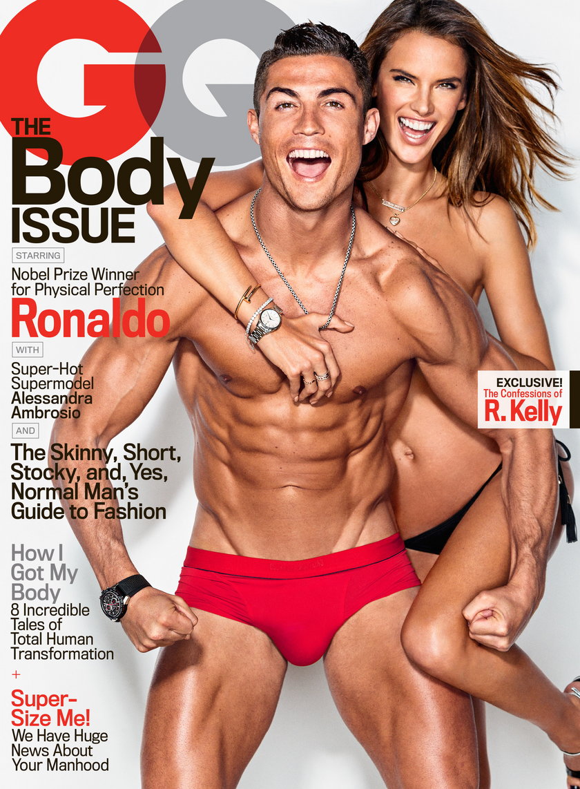 Prawie nagi Cristiano Ronaldo i seksowna modelka. Odważna sesja. ZOBACZ