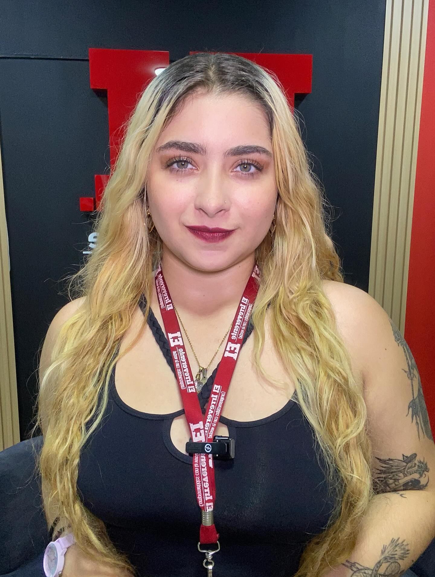 Kolumbijská televízna moderátorka Dayanna Trujillo. 