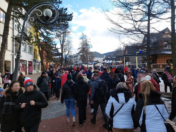 Zakopane w sobotę 14 stycznia br.