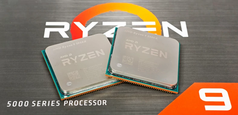 AMD Ryzen 9 5900X i 5950X – oba układy z bliska