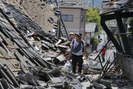 Strong earthquakes hit southwestern Japan