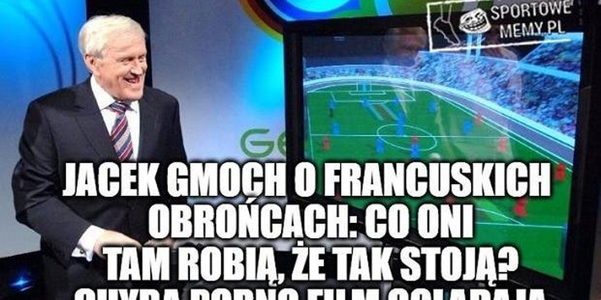 Jacek Gmoch i jego porno-analiza meczu Francuzów. MEMY