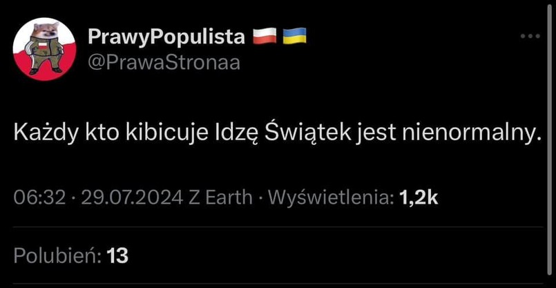 Prawy Populista o Idze Świątek