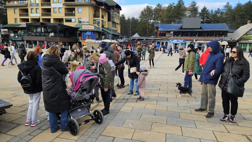 Gužve na Zlatiboru za Sretenje