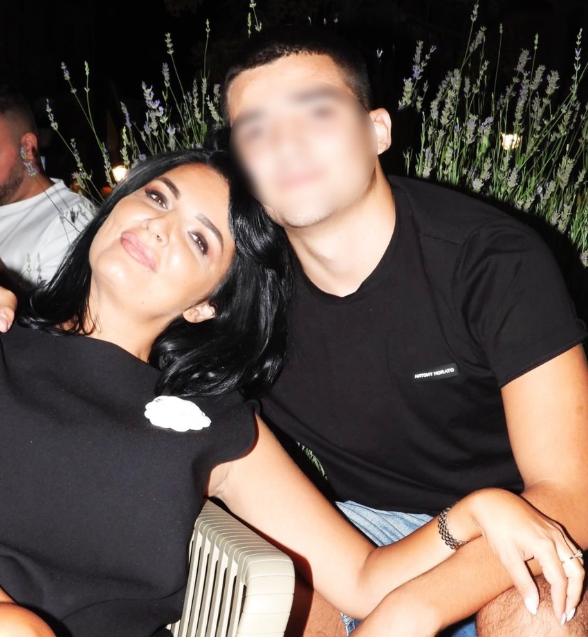 Milena Popović sa sinom