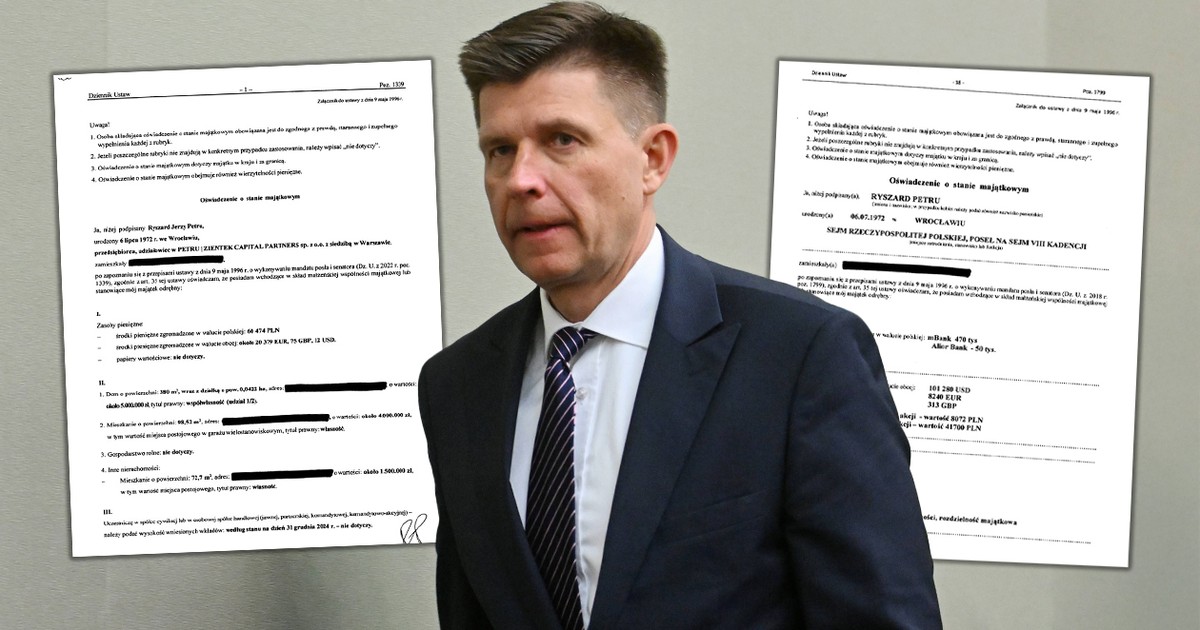 Ryszard Petru nie płacze po swojej byłej partii. Na koncie ma ponad 10 mln zł