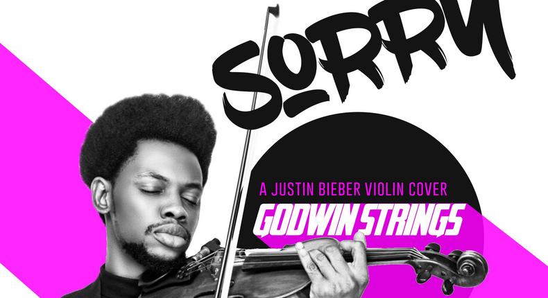 Godwinstrings - sorry violin cover art