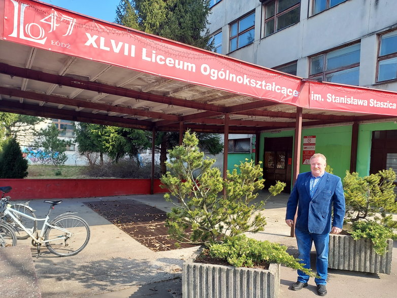 Wojciech Ulatowski, dyrektor XLVII LO w Łodzi