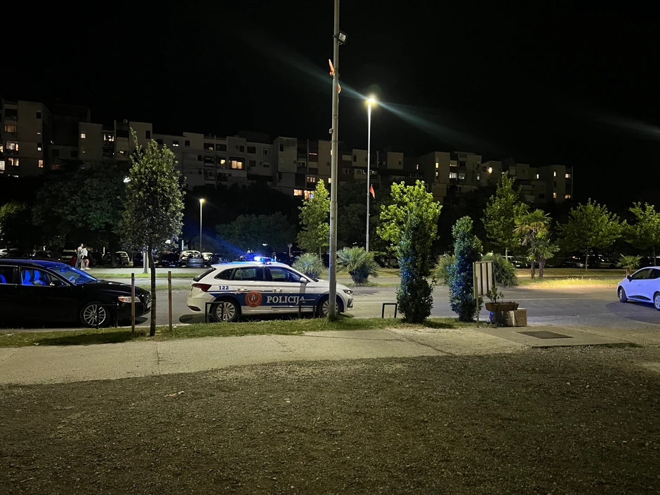 Policija ispred Hrama u Podgorici