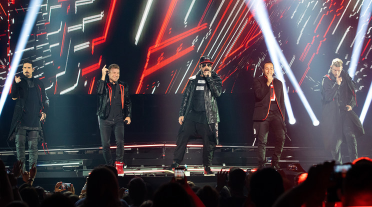 A Backstreet Boys a Sportarénában adott koncertet / Fotó: MTI Mohai Balázs