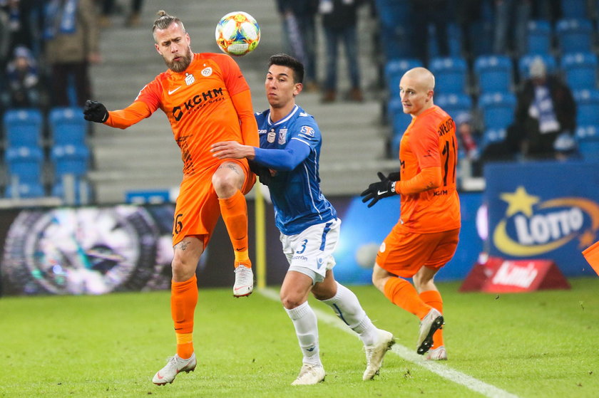 Ekstraklasa , pilka nozna , Lech Poznan - Zaglebie Lubin Polish Football Extraleague 