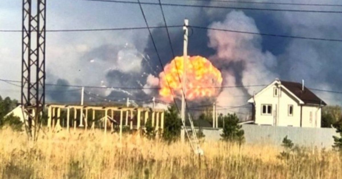 Potężny wybuch składu amunicji w Rosji. Wtórne eksplozje trwały kilkanaście godzin
