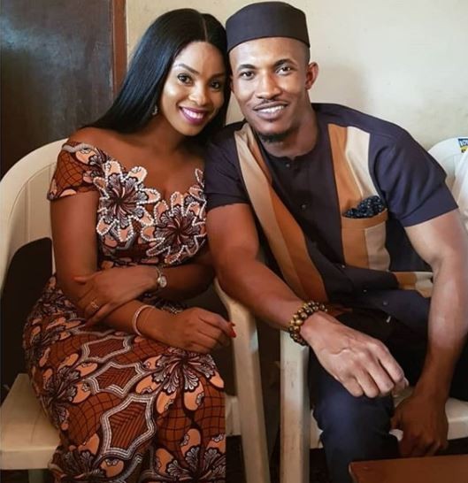 Gideon-Okeke and the love of his life 