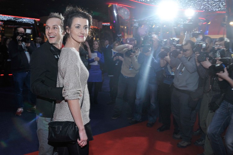 Artur Chamski na premierze filmu 'Jack Strong'