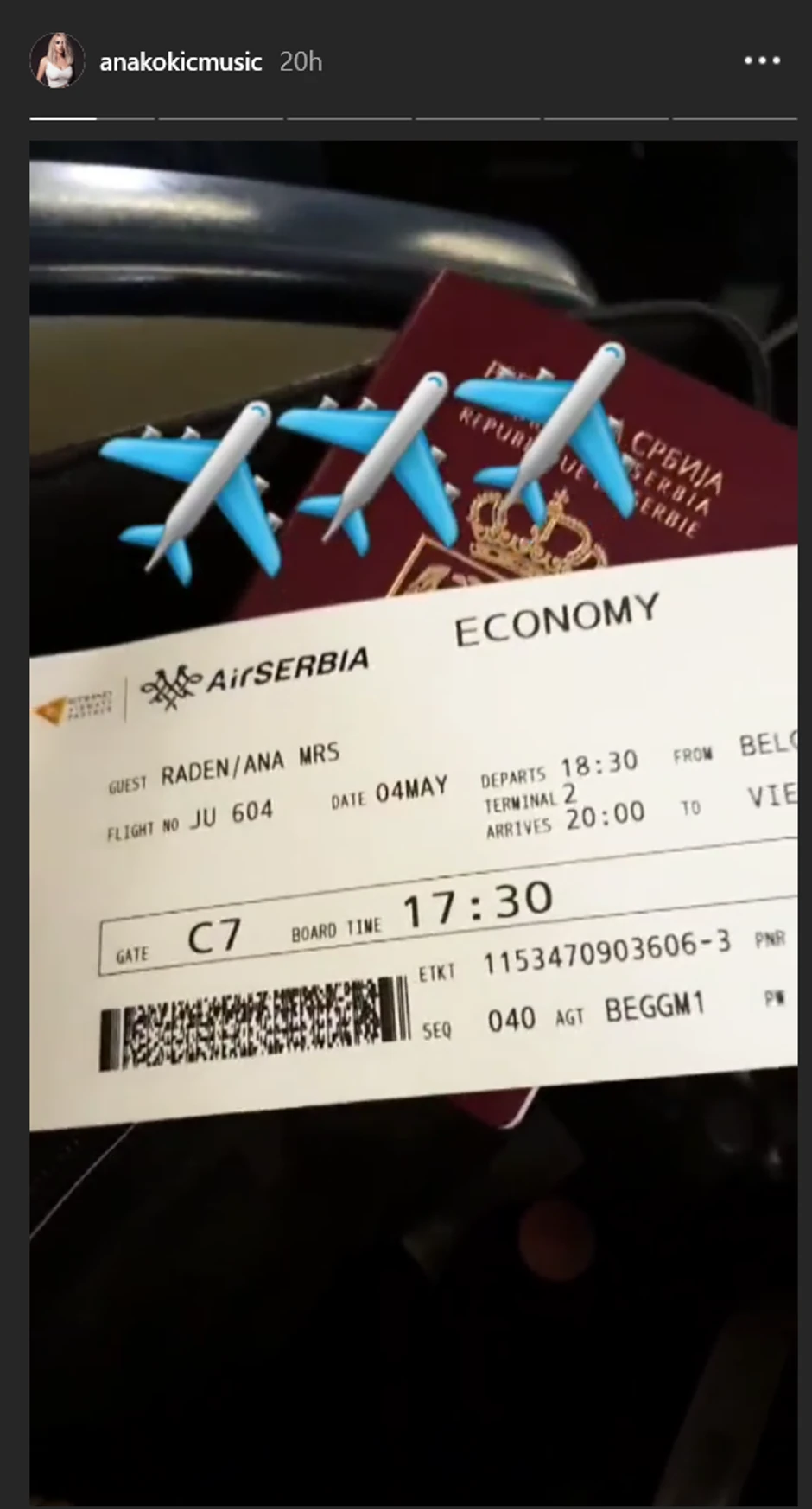 RAZOTKRILA JE AVIONSKA KARTA Ana Kokić i dalje nije prekinula sve veze sa Nikolom Rađenom