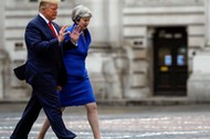 Donald Trump, Theresa May