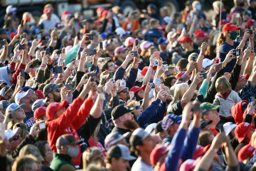 Trampov reli u Bemidžiju, Minesota, 18. septembra