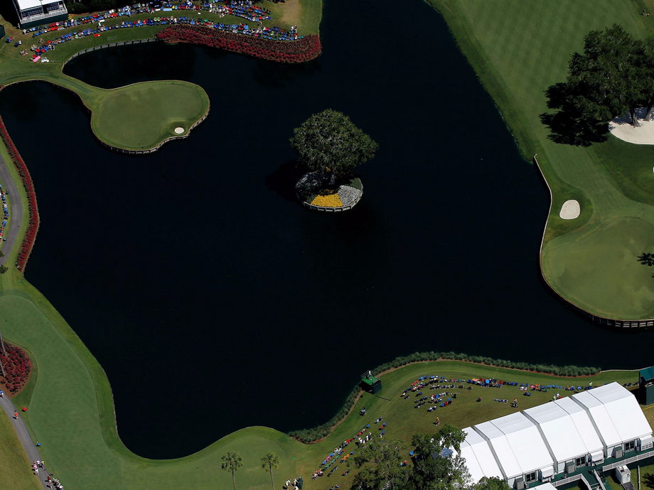 The Stadium Course at TPC Sawgrass in Ponte Vedra Beach, Florida, requires a good amount of strategic thinking, with many holes framed around the lake. It's also known for its infamous 17th hole, which is set on an island green.