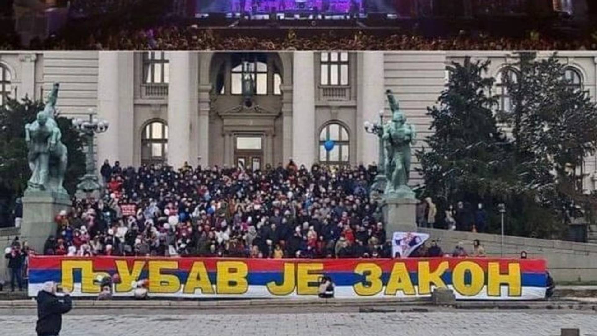 Navijači Zvezde su hteli da protestuju protiv LGBT populacije, a u stvari su ih slučajno podržali