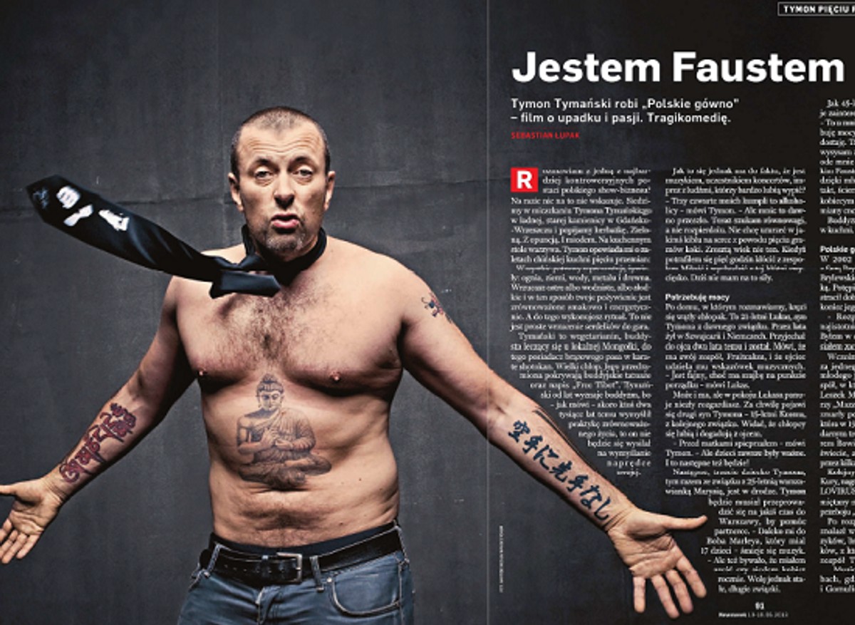 Tymon Tymański w tekście "Newsweeka"