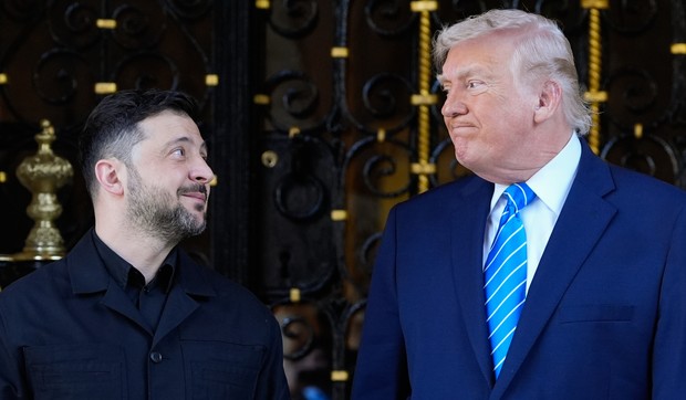 Volodimir Zelenski i Donald Tramp u Palm Biču 28. decembra 2025.