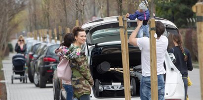 Karpiel-Bułecka i Krupińska z córką. FOTO