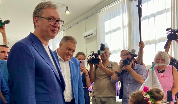 Vučić i Dodik u Drvaru