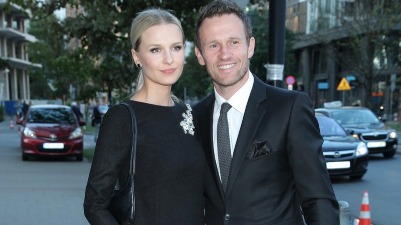 Mariusz Czerkawski z piękną żoną na gali Ofsajd