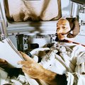 Neil Armstrong, Buzz Aldrin i ten trzeci. Kim jest Michael Collins, pilot modułu dowodzenia Apollo 11