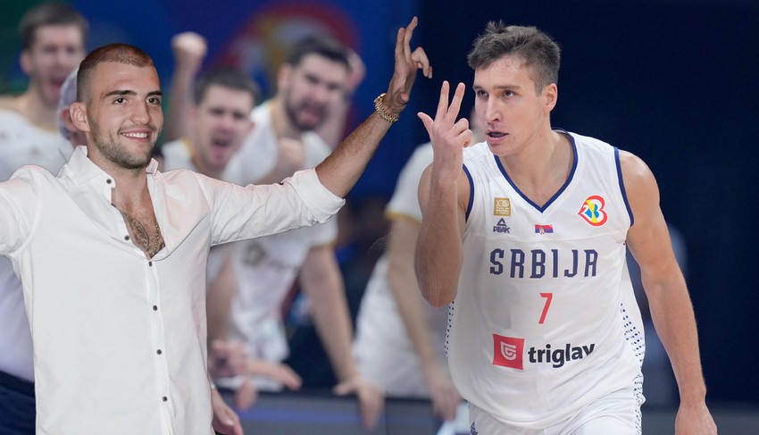 Veljko Ražnatović i Bogdan Bogdanović