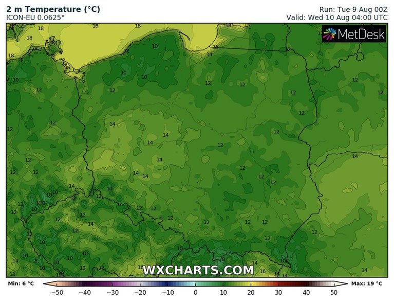 Poranek zapowiada się chłodno