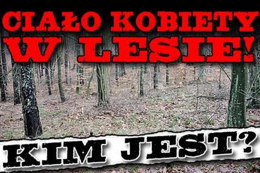 Ciało kobiety w lesie! Kim jest?