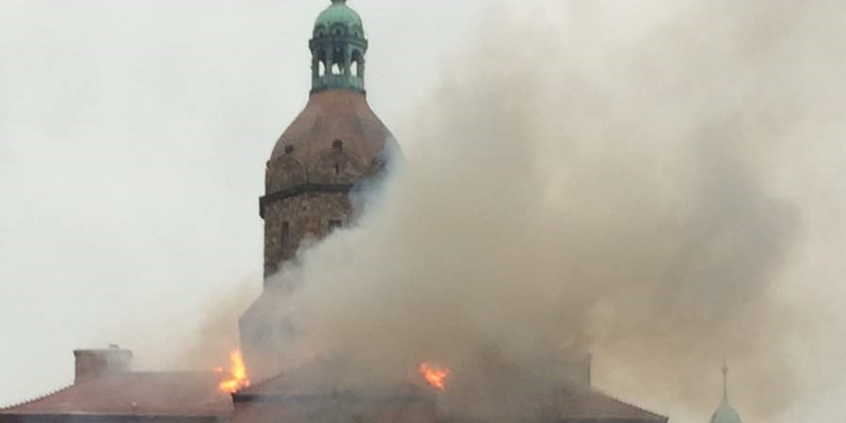 Pożar Zamku Książ