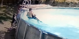 Kobieta topiła się w ogrodowym basenie. Na ratunek rzucił się jej 10-letni syn [WIDEO]